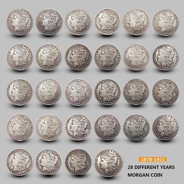 Last 10 sets!!!The Complete Collection of Morgan Silver Dollars 1878-1902