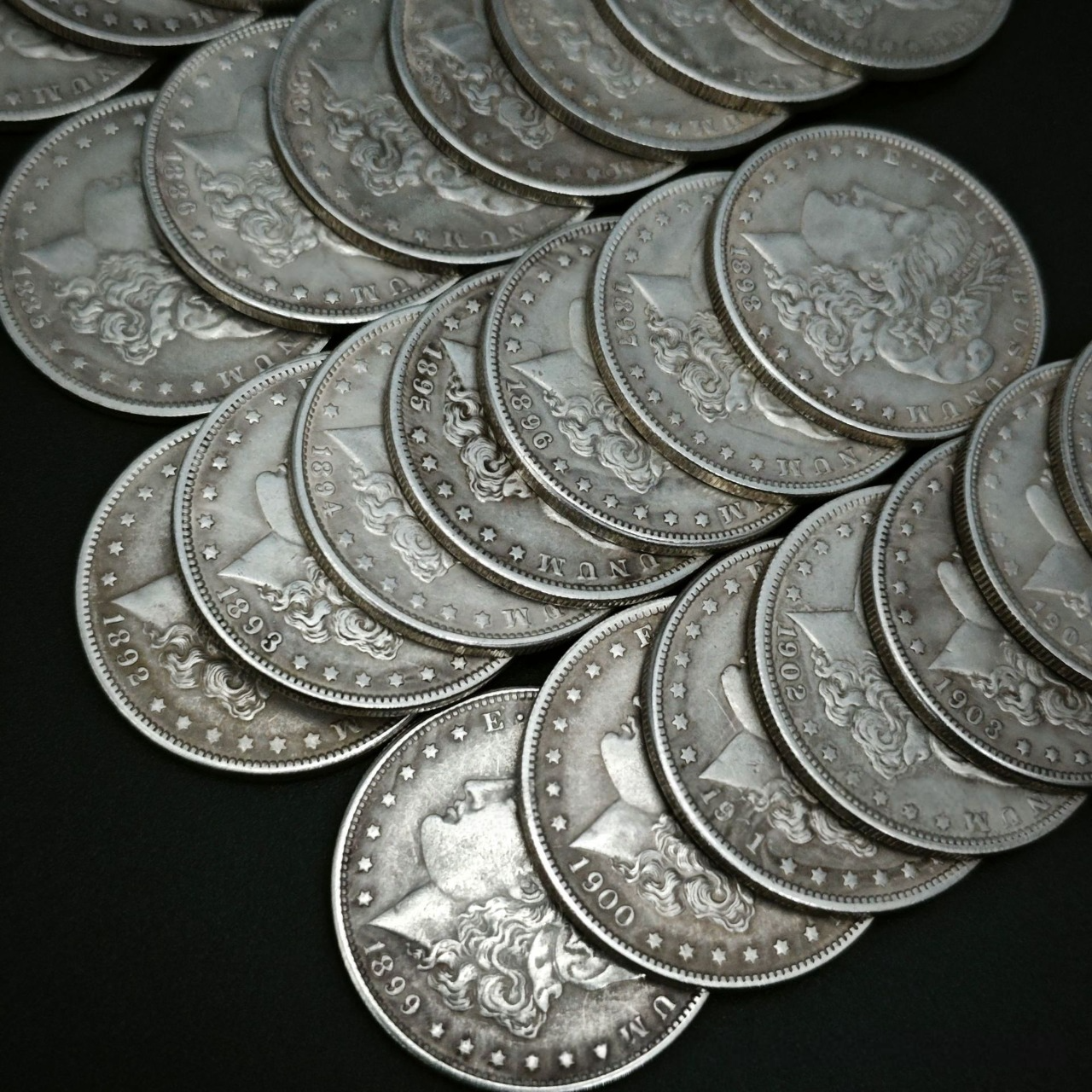 🔥【Complete Set】1878-1921 Morgan Silver Dollar 28PC💰Free Shipping & Quality Assurance