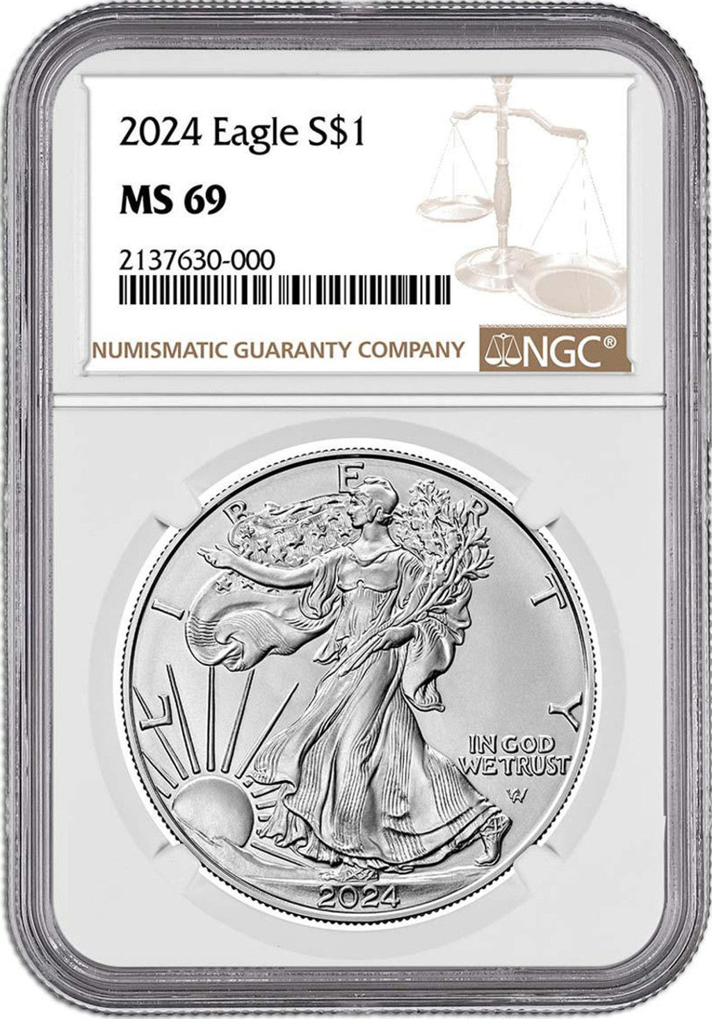 Last Day 70% ОFF🔥1986-2024 American Silver Eagle NGC MS69 (2 New NGC Boxes)
