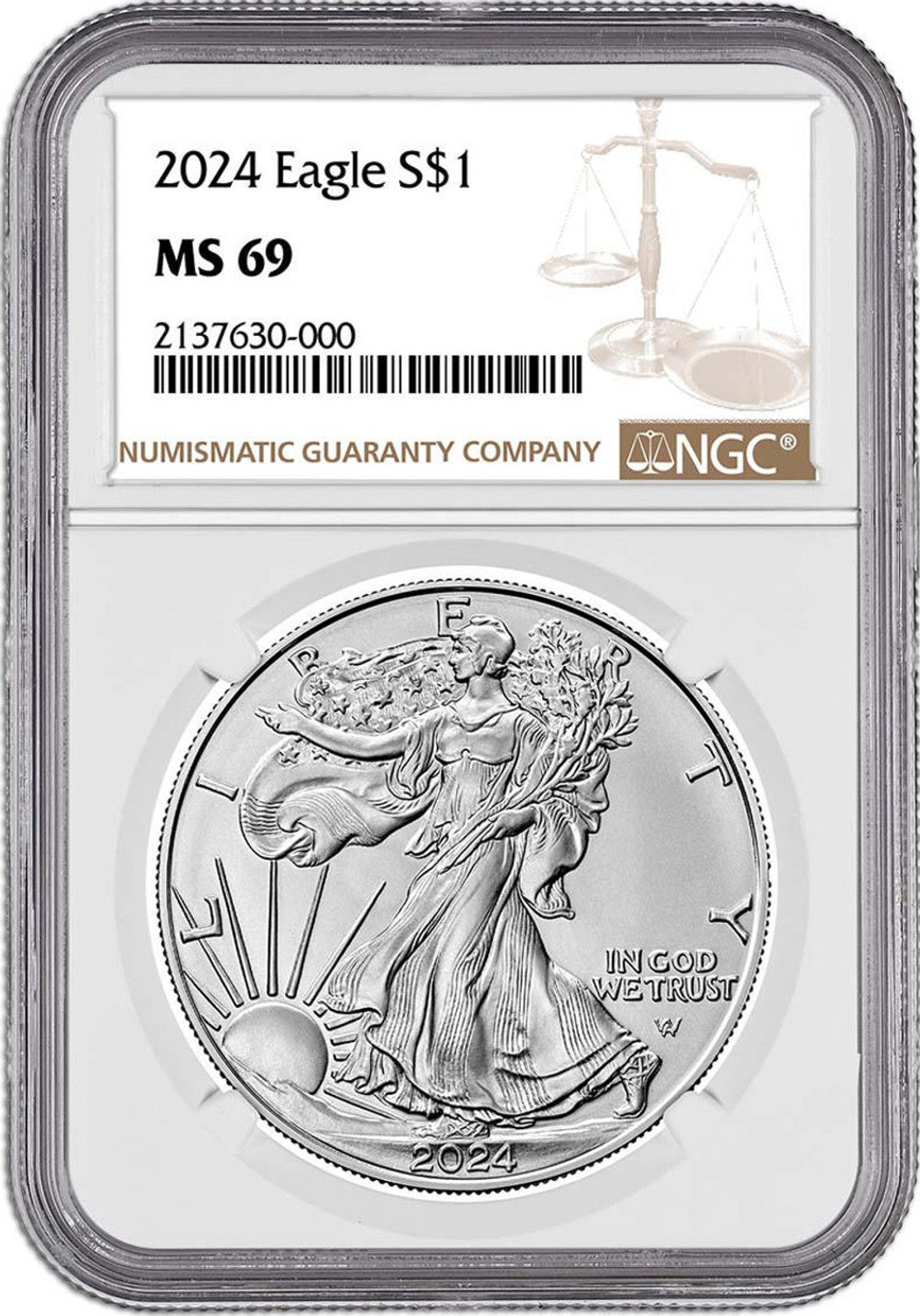 Last Day 70% ОFF🔥1986-2024 American Silver Eagle NGC MS69 (2 New NGC Boxes)