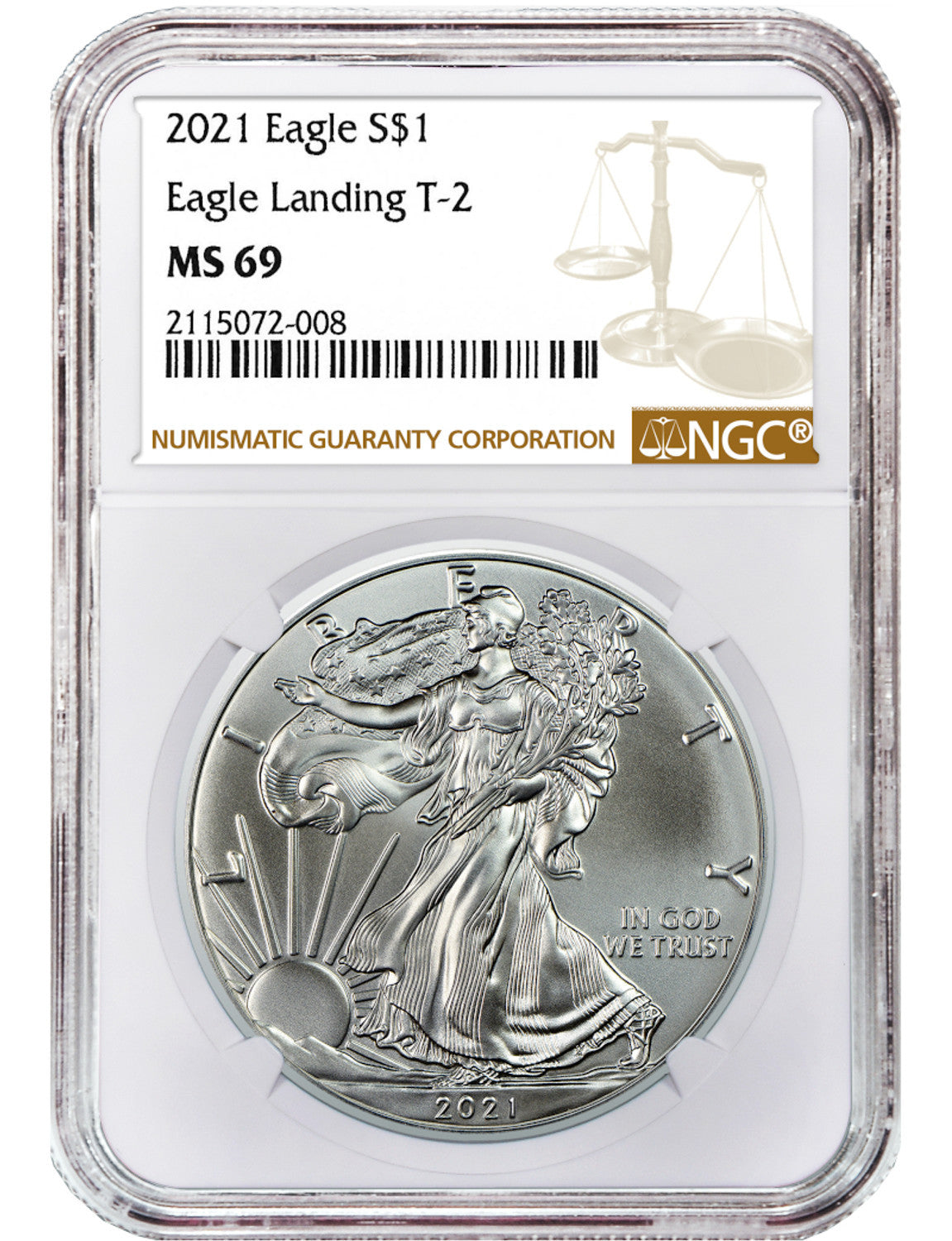 Last Day 70% ОFF🔥1986-2024 American Silver Eagle NGC MS69 (2 New NGC Boxes)
